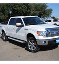 ford f 150 2011 white lariat flex fuel 8 cylinders 4 wheel drive automatic 78539