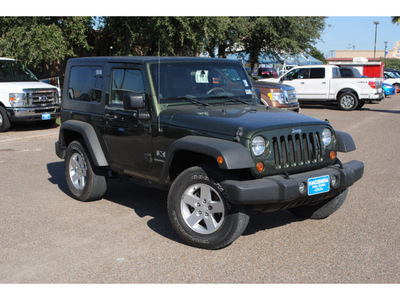 jeep wrangler 2007 green suv x gasoline 6 cylinders 4 wheel drive automatic 78539