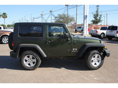 jeep wrangler 2007 green suv x gasoline 6 cylinders 4 wheel drive automatic 78539