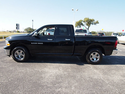 ram 1500 2012 black pickup truck slt flex fuel 8 cylinders 2 wheel drive automatic 78016