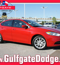 dodge dart 2013 red sedan sxt gasoline 4 cylinders front wheel drive automatic 77017
