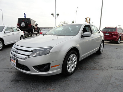 ford fusion 2010 silver sedan se flex fuel 6 cylinders front wheel drive automatic 60443