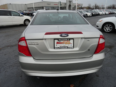 ford fusion 2010 silver sedan se flex fuel 6 cylinders front wheel drive automatic 60443