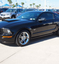 ford mustang 2007 black coupe gt premium gasoline 8 cylinders rear wheel drive automatic 77065