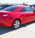 honda civic 2007 red coupe ex gasoline 4 cylinders front wheel drive automatic 77065