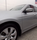 honda accord 2009 silver sedan ex l v6 gasoline 6 cylinders front wheel drive automatic with overdrive 77099