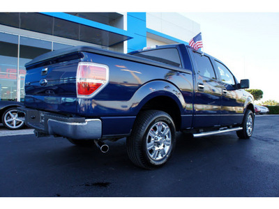 ford f 150 2010 dk  blue xlt gasoline 8 cylinders 2 wheel drive automatic 33177