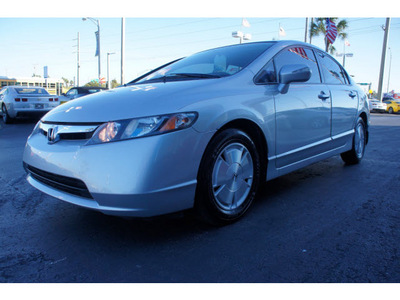 honda civic 2008 silver sedan hybrid hybrid 4 cylinders front wheel drive automatic 33177