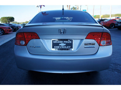 honda civic 2008 silver sedan hybrid hybrid 4 cylinders front wheel drive automatic 33177