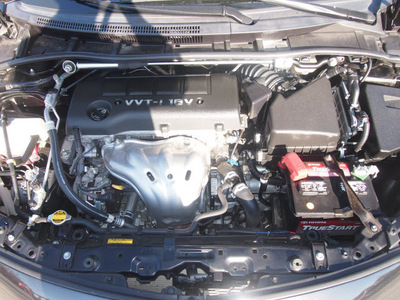 toyota corolla 2009 black sedan xrs gasoline 4 cylinders front wheel drive automatic 76137