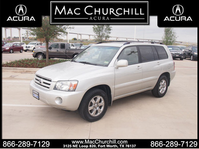 toyota highlander 2005 silver suv 4dr 2wd v6 at gasoline 6 cylinders front wheel drive automatic with overdrive 76137