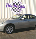 infiniti g35 2003 silver sedan gasoline 6 cylinders dohc rear wheel drive automatic 80905