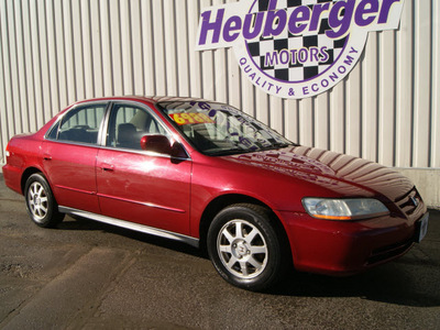 honda accord 2002 firepepper red sedan se gasoline 4 cylinders front wheel drive automatic 80905