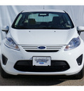 ford fiesta 2013 white sedan s gasoline 4 cylinders front wheel drive manual 75235