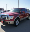 ford f 150 2010 dk  red lariat flex fuel 8 cylinders 2 wheel drive automatic 75110