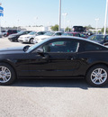 ford mustang 2013 black coupe v6 gasoline 6 cylinders rear wheel drive automatic 77532