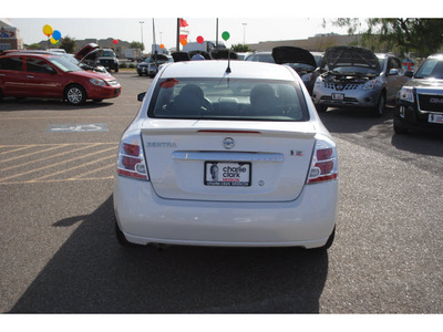 nissan sentra 2012 white sedan gasoline 4 cylinders front wheel drive automatic 78552
