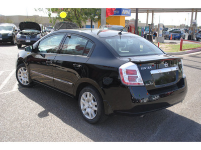 nissan sentra 2011 black sedan gasoline 4 cylinders front wheel drive automatic 78552