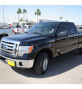 ford f 150 2011 black xlt gasoline 6 cylinders 2 wheel drive shiftable automatic 78572