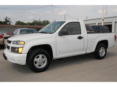 chevrolet colorado 2008 white pickup truck ls gasoline 4 cylinders 2 wheel drive automatic 77020