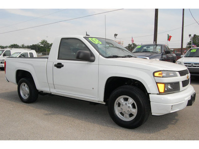 chevrolet colorado 2008 white pickup truck ls gasoline 4 cylinders 2 wheel drive automatic 77020