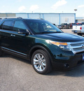 ford explorer 2013 green suv xlt 6 cylinders automatic 78861