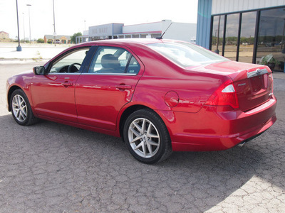 ford fusion 2011 red sedan sel 6 cylinders automatic 78861