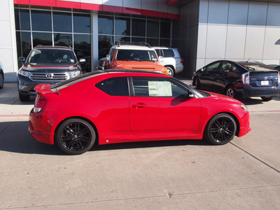 scion tc 2013 red coupe rs 8 0 gasoline 4 cylinders front wheel drive automatic 76053