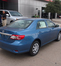 toyota corolla 2013 blue sedan l gasoline 4 cylinders front wheel drive automatic 76053