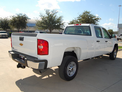 chevrolet silverado 2500hd 2013 white work truck gasoline 8 cylinders 2 wheel drive automatic 76051