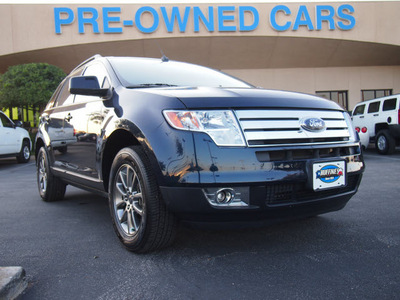ford edge 2008 dk  blue suv sel gasoline 6 cylinders front wheel drive automatic 75075
