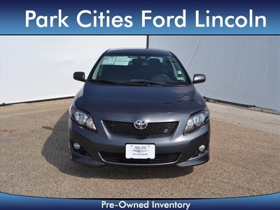 toyota corolla 2010 dk  gray sedan s gasoline 4 cylinders front wheel drive automatic 75235