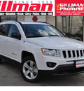 jeep compass 2012 white suv sport fwd gasoline 4 cylinders 2 wheel drive automatic 78233