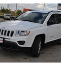 jeep compass 2012 white suv sport fwd gasoline 4 cylinders 2 wheel drive automatic 78233