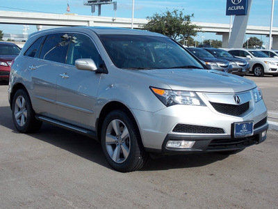 acura mdx 2010 gray suv w tech 6 cylinders automatic with overdrive 77074