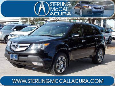 acura mdx 2008 black suv w tech 6 cylinders automatic with overdrive 77074