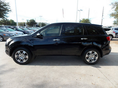 acura mdx 2008 black suv w tech 6 cylinders automatic with overdrive 77074