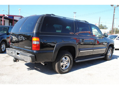 chevrolet suburban 2001 black suv 1500 ls 8 cylinders automatic 77020