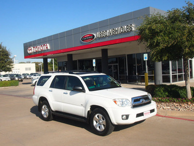toyota 4runner 2008 white suv sr5 6 cylinders automatic 76053