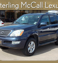 lexus gx 470 2005 dk  blue suv 8 cylinders automatic with overdrive 77074