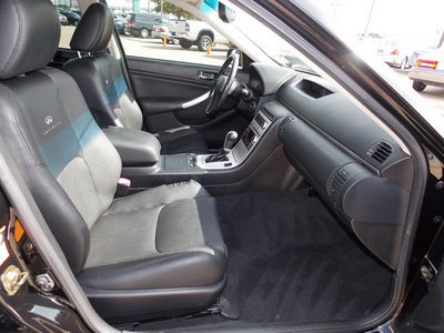 infiniti g35 2005 black sedan x 6 cylinders shiftable automatic 77074