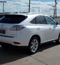 lexus rx 350 2010 white suv 6 cylinders shiftable automatic 77074