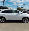 lexus rx 350 2010 white suv 6 cylinders shiftable automatic 77074