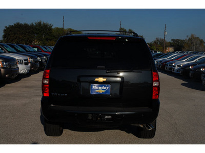 chevrolet tahoe 2013 black suv flex fuel 8 cylinders 2 wheel drive 6 spd auto,elec cntlled texas ed conv pkg onstar, 6 months o 77090