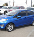 ford fiesta 2011 blue sedan gasoline 4 cylinders front wheel drive automatic 79925