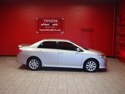 toyota corolla 2010 silver sedan s gasoline 4 cylinders front wheel drive automatic 76116