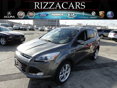 ford escape 2013 gray suv titanium 4x4 gasoline 4 cylinders 4 wheel drive automatic with overdrive 60546