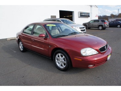 mercury sable 2001 red sedan ls premium gasoline 6 cylinders front wheel drive automatic with overdrive 08902