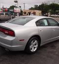 dodge charger 2012 silver sedan se gasoline 6 cylinders rear wheel drive automatic 33021