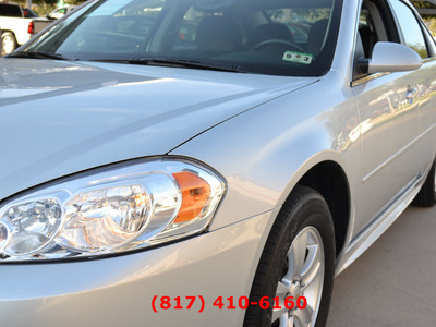 chevrolet impala 2012 silver sedan ls fleet flex fuel 6 cylinders front wheel drive automatic 76051
